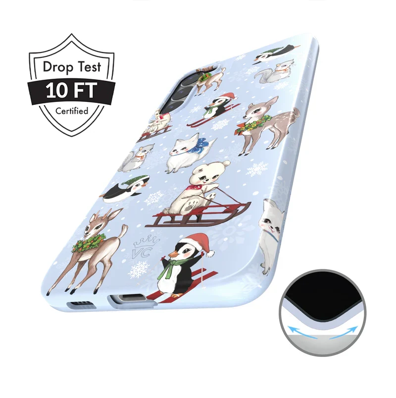 Winter Wonderland Baby Animals Samsung Case - Image 5