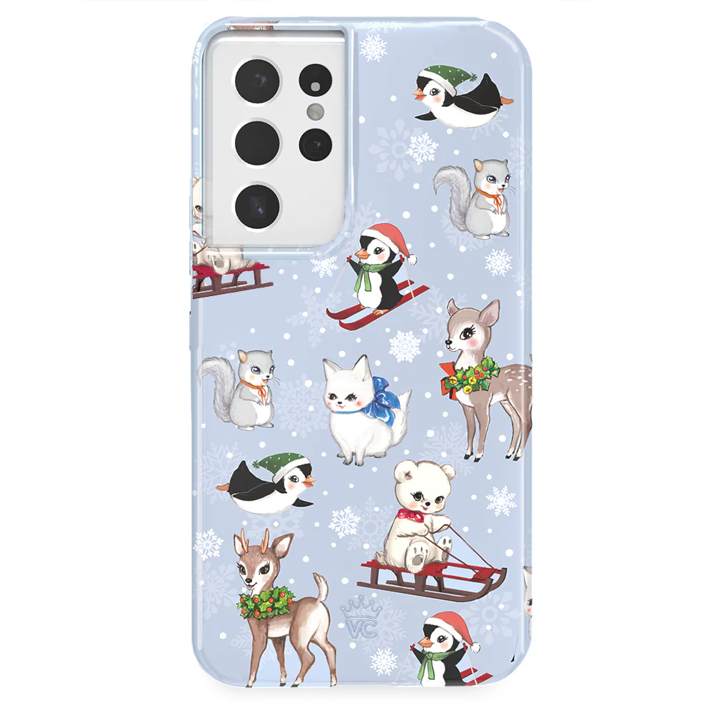 Winter Wonderland Baby Animals Samsung Case - Image 50