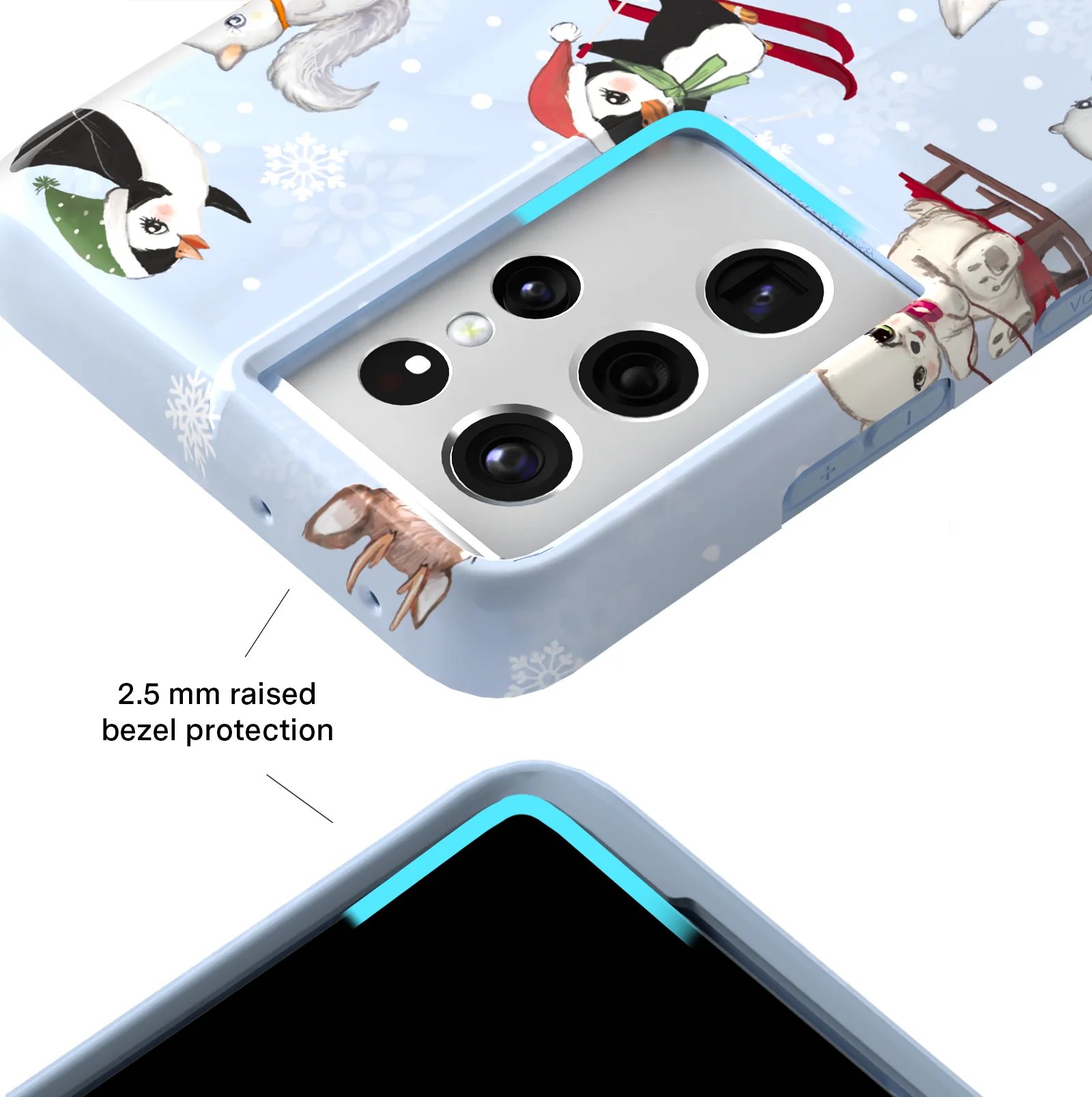 Winter Wonderland Baby Animals Samsung Case - Image 52