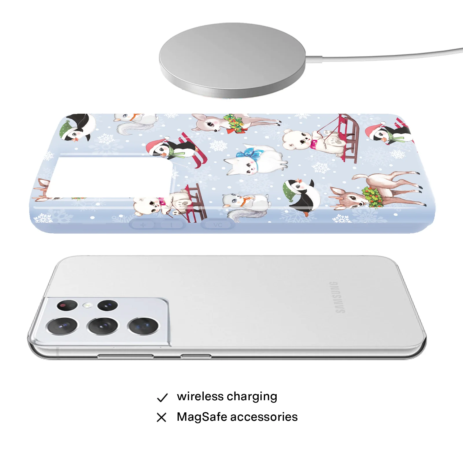 Winter Wonderland Baby Animals Samsung Case - Image 53