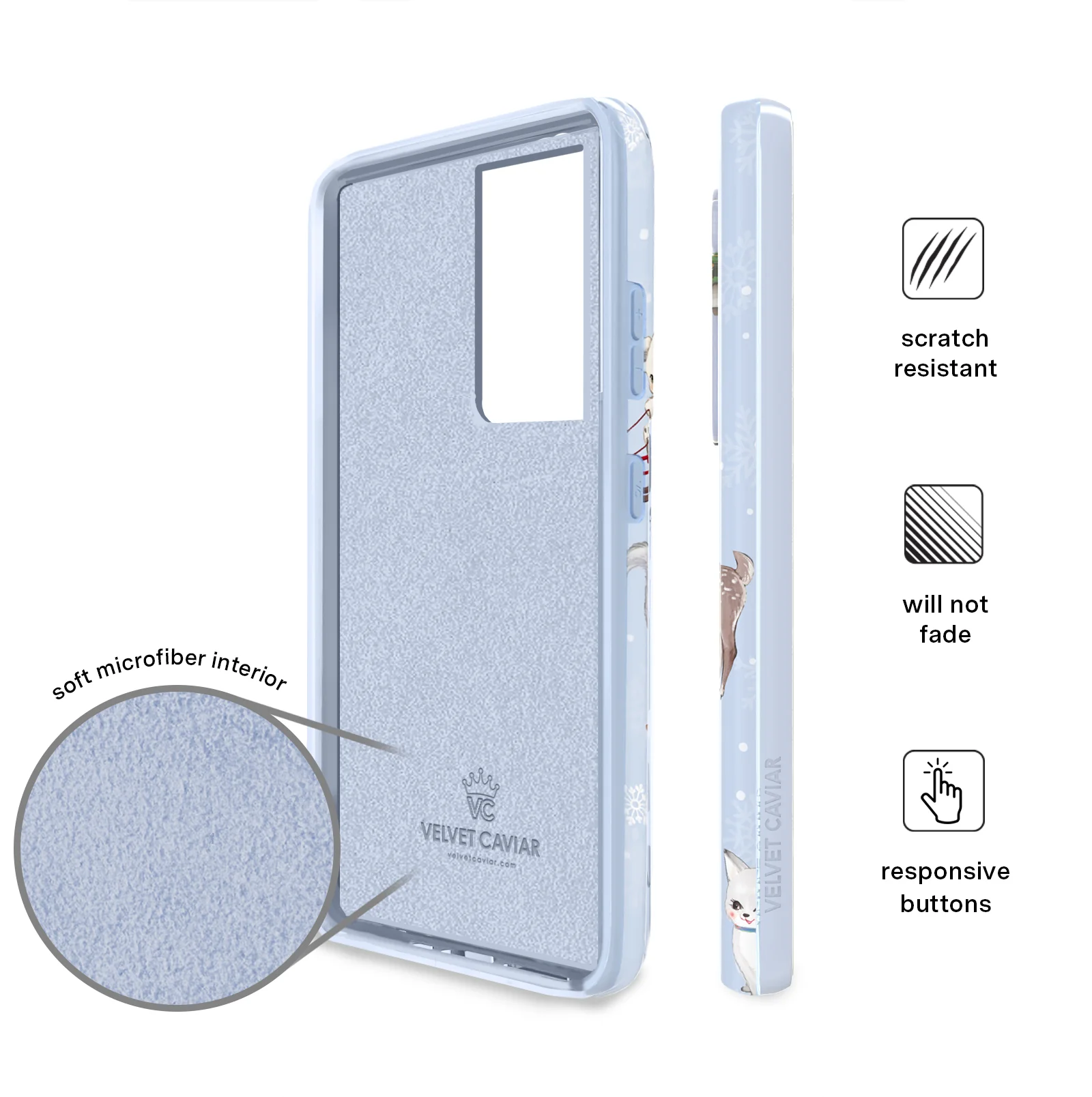 Winter Wonderland Baby Animals Samsung Case - Image 54