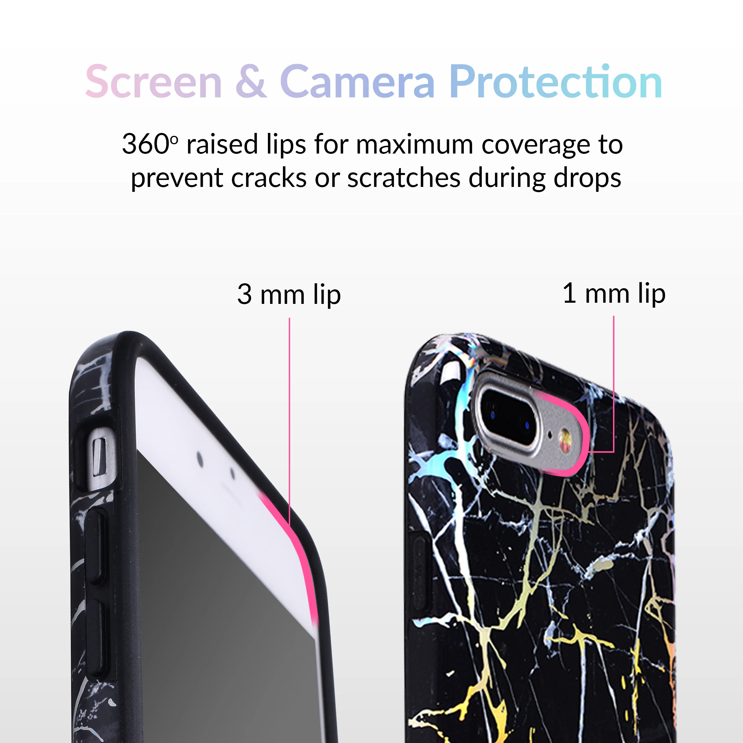 Holo Black Marble iPhone Case - Image 18