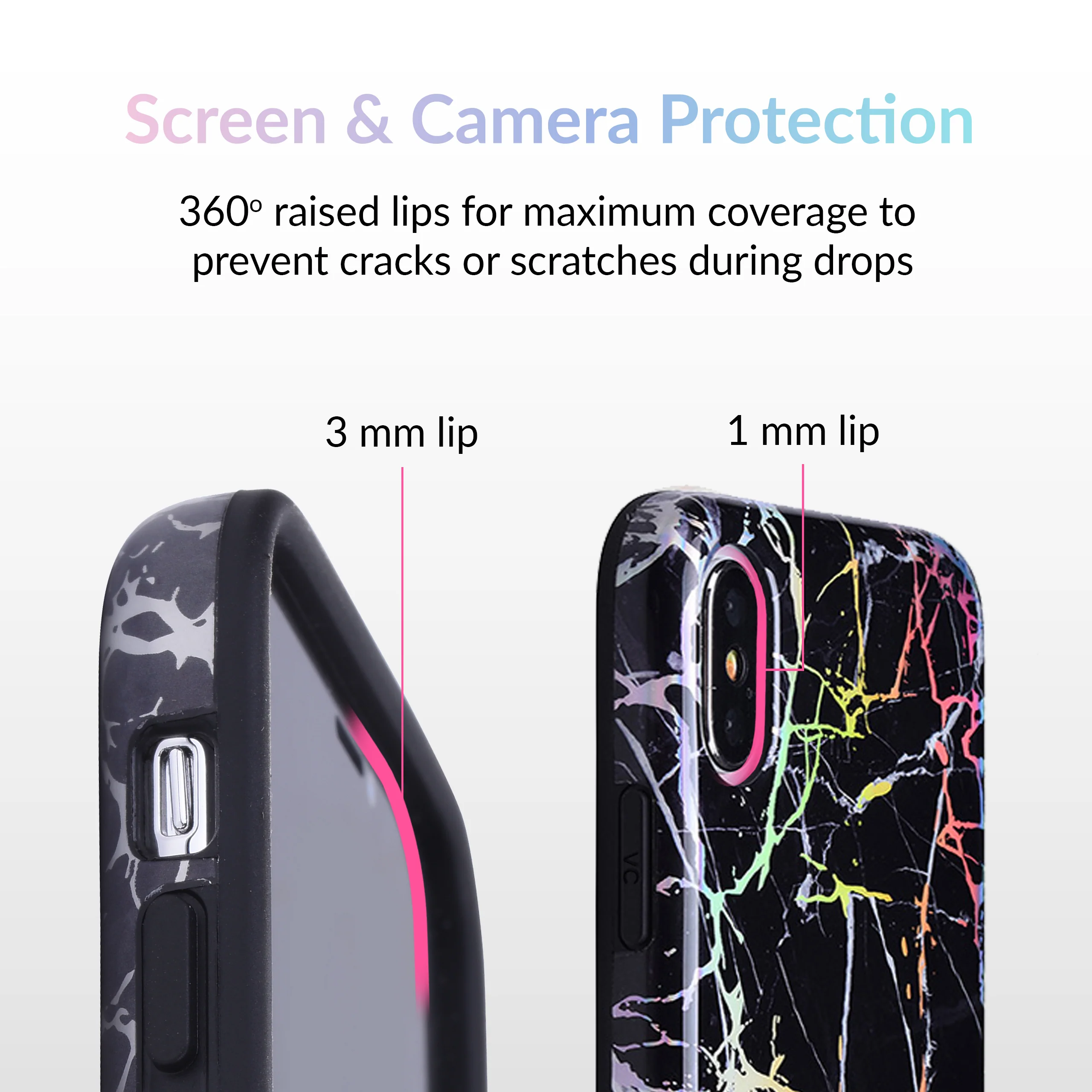 Holo Black Marble iPhone Case - Image 43