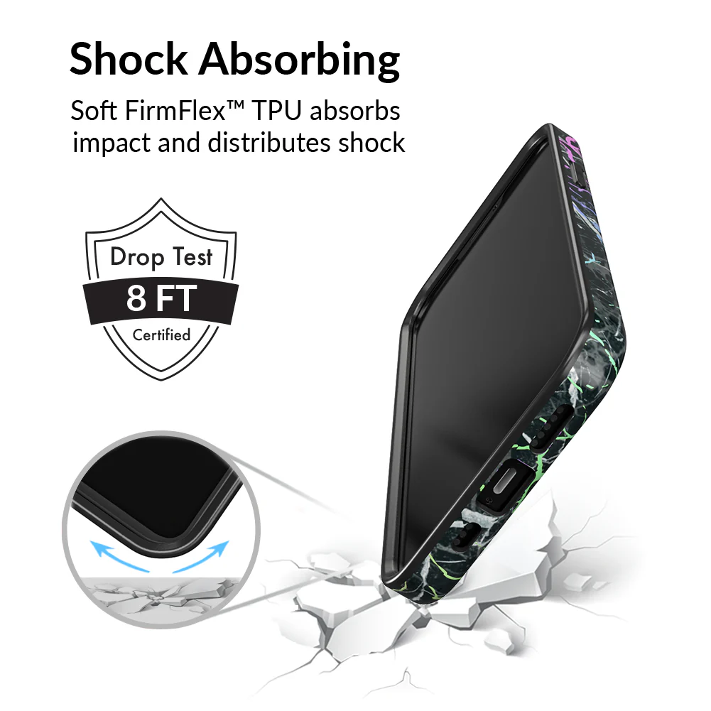 Holo Black Marble iPhone Case - Image 78