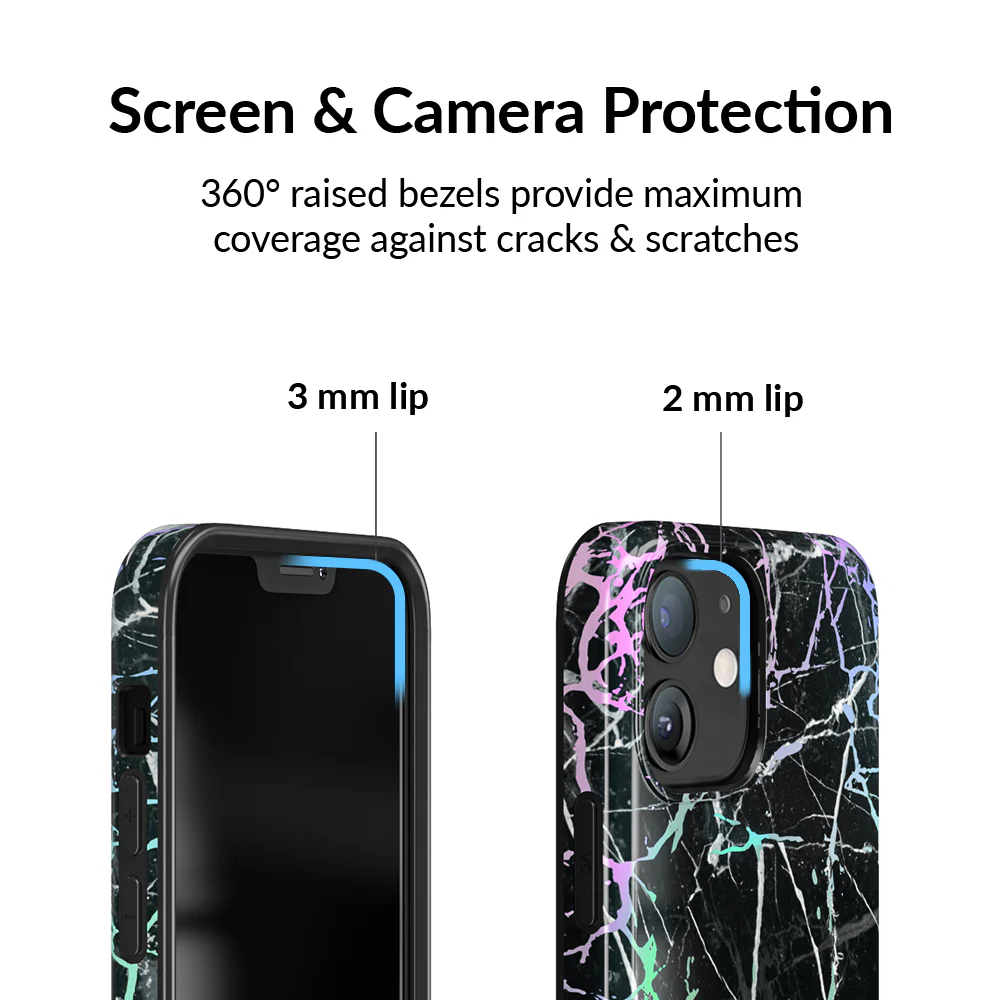 Holo Black Marble iPhone Case - Image 92