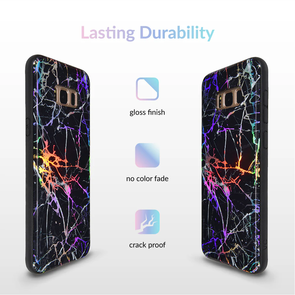 Holo Black Marble Samsung Galaxy Case - Image 10