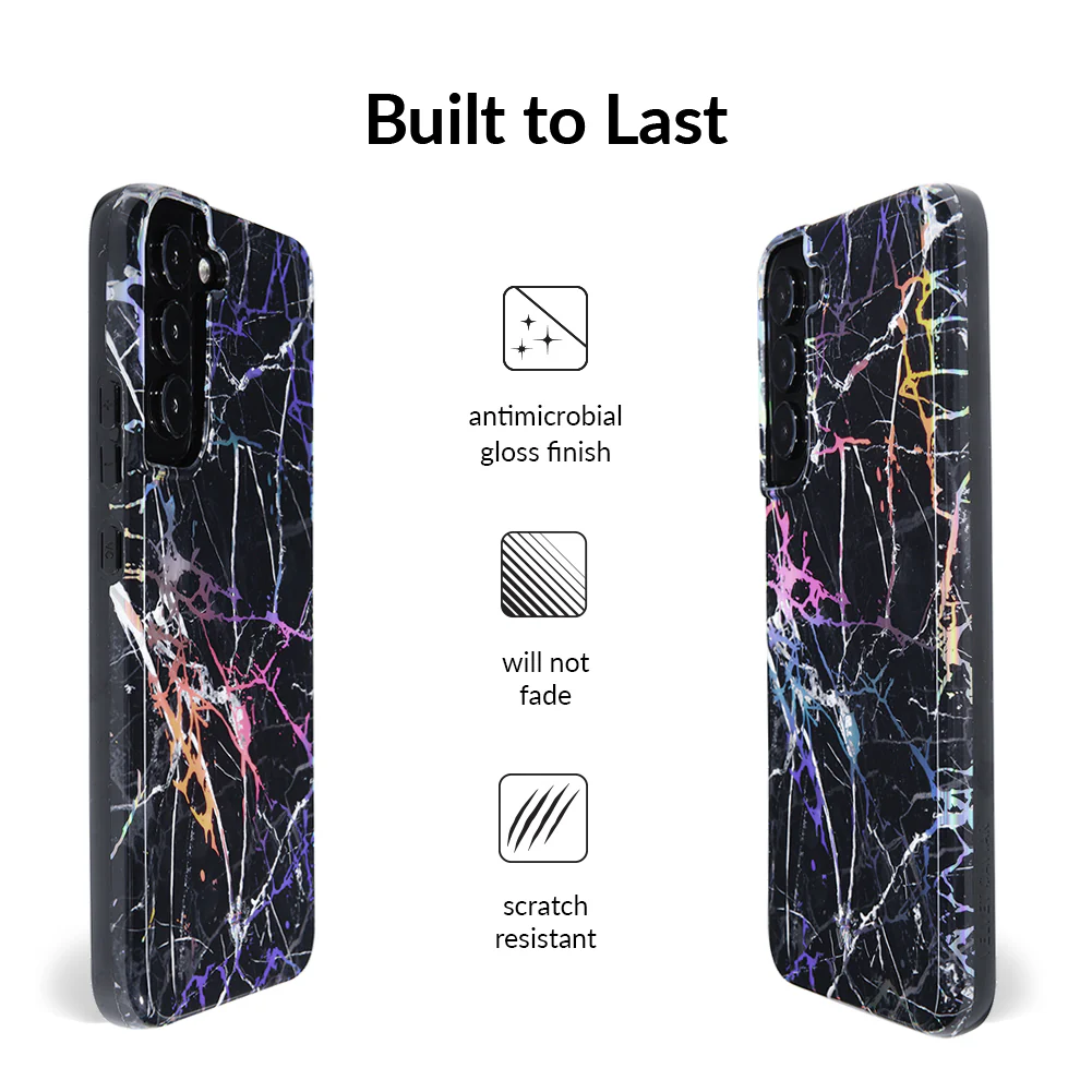 Holo Black Marble Samsung Galaxy Case - Image 102