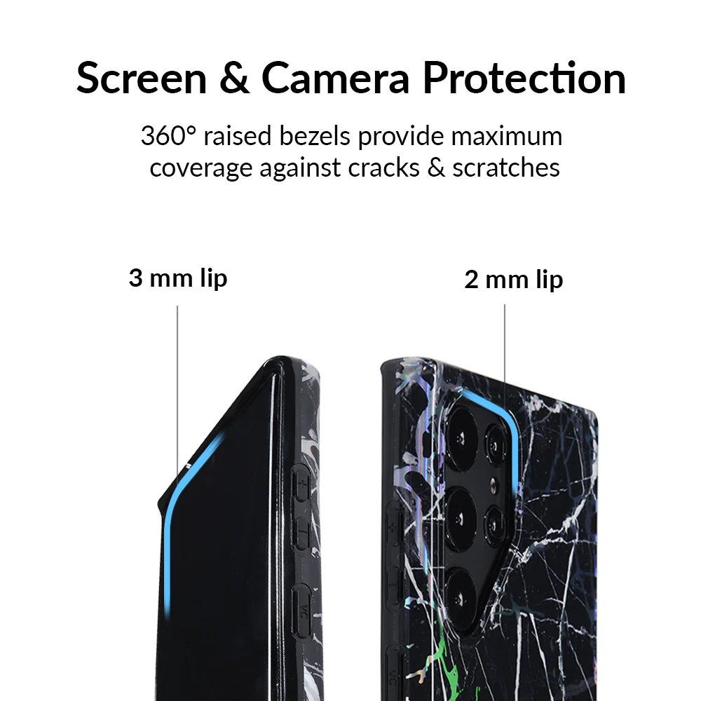 Holo Black Marble Samsung Galaxy Case - Image 105