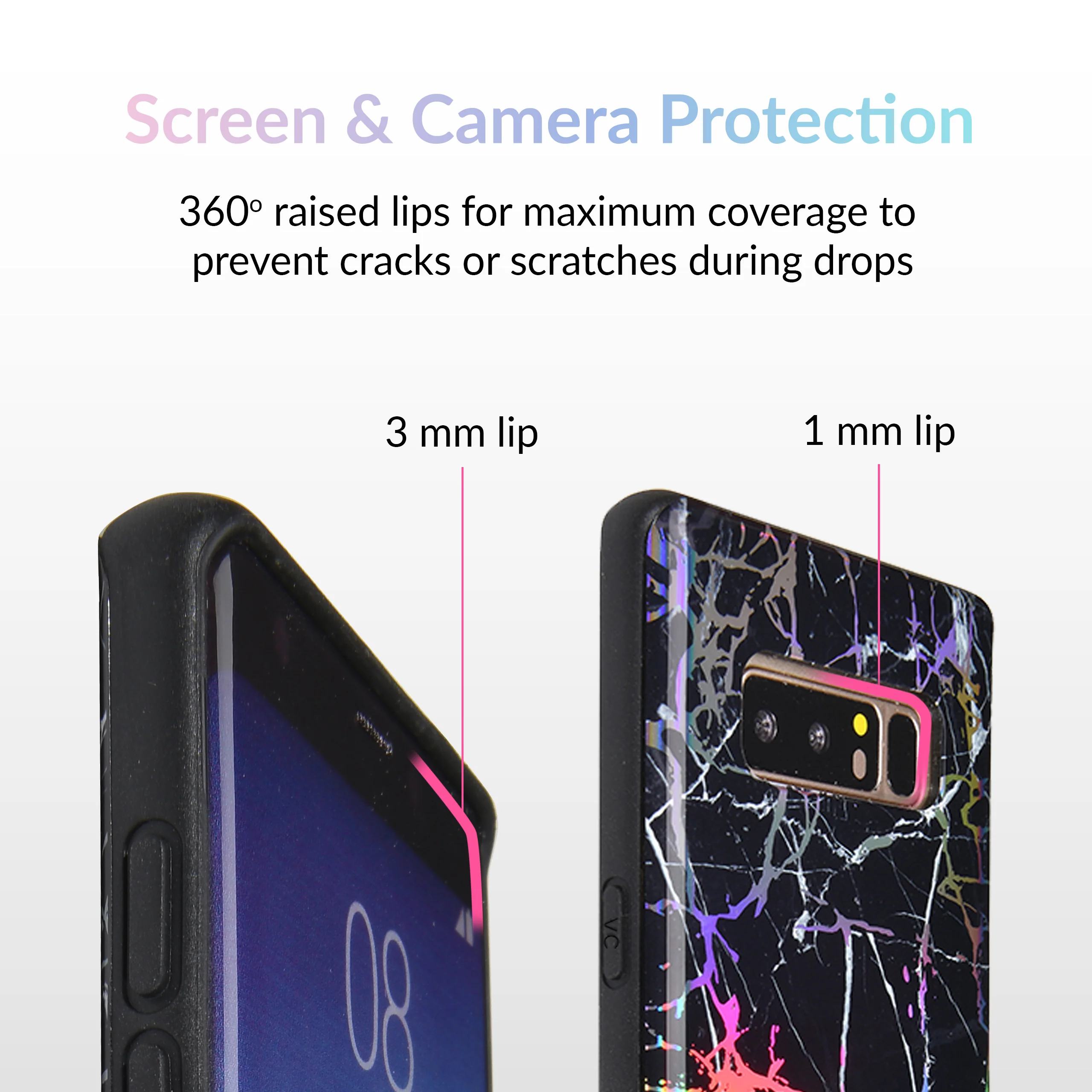 Holo Black Marble Samsung Galaxy Case - Image 16