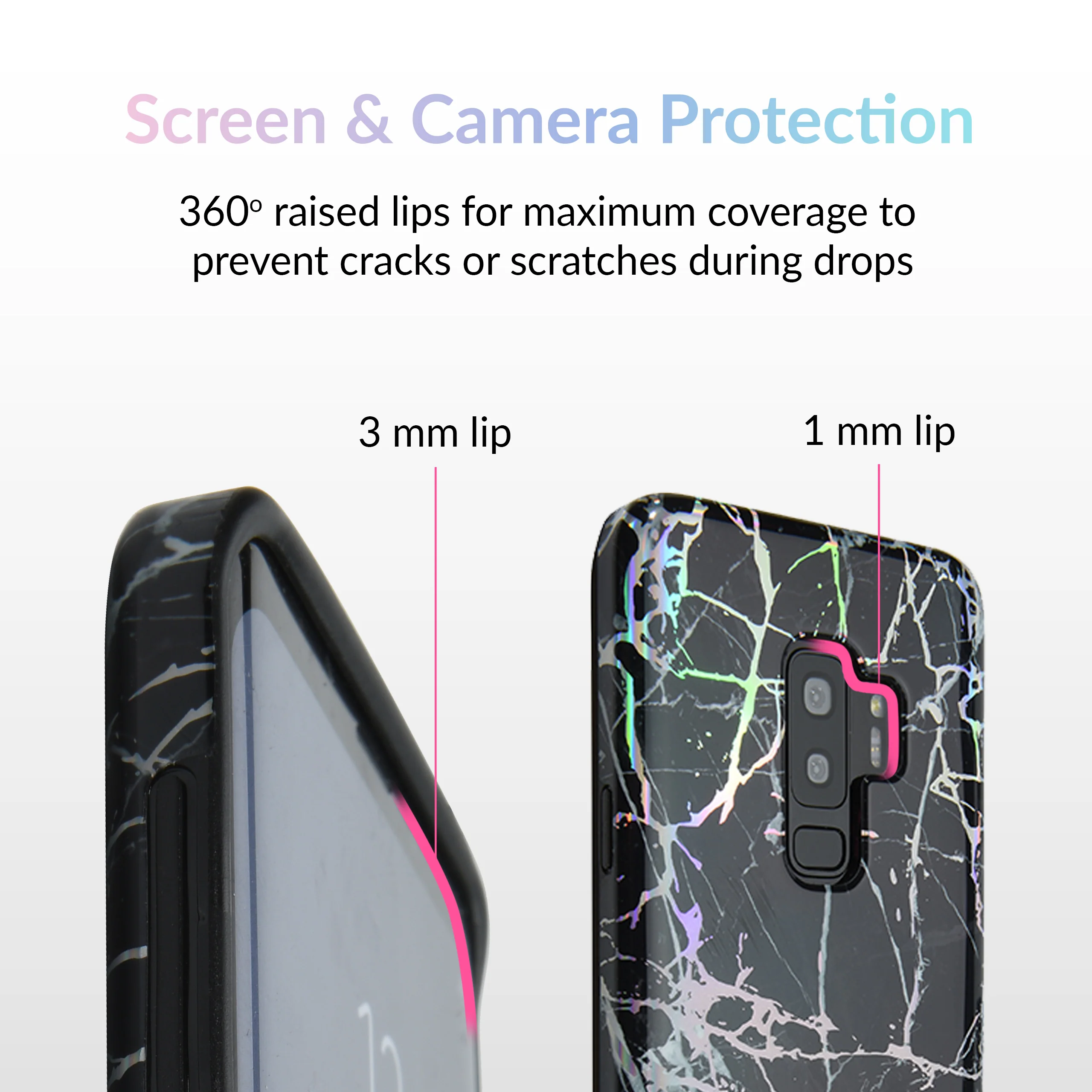 Holo Black Marble Samsung Galaxy Case - Image 21