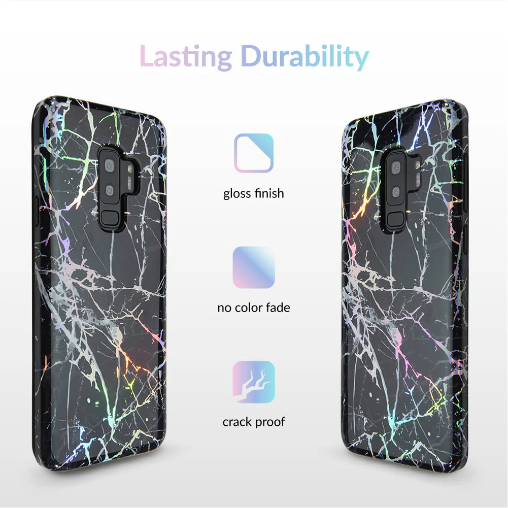 Holo Black Marble Samsung Galaxy Case - Image 22