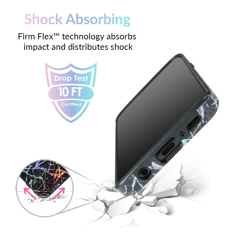 Holo Black Marble Samsung Galaxy Case - Image 23