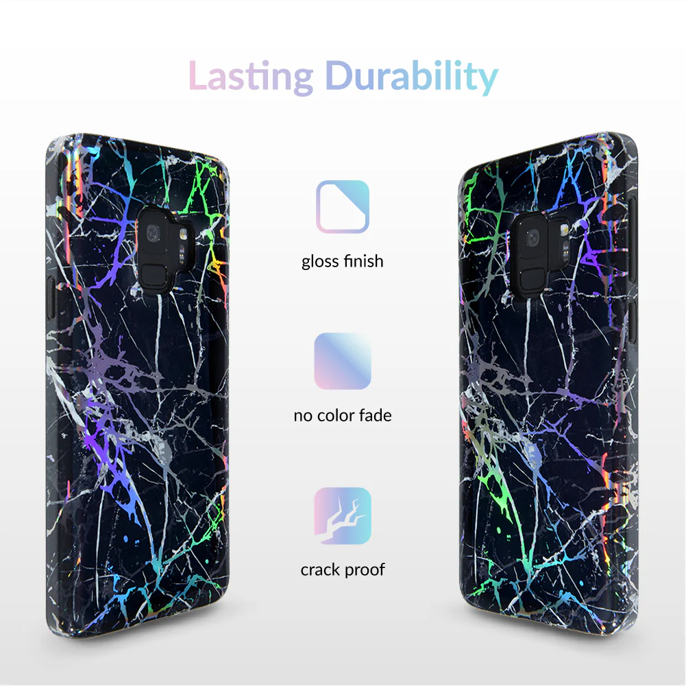 Holo Black Marble Samsung Galaxy Case - Image 27