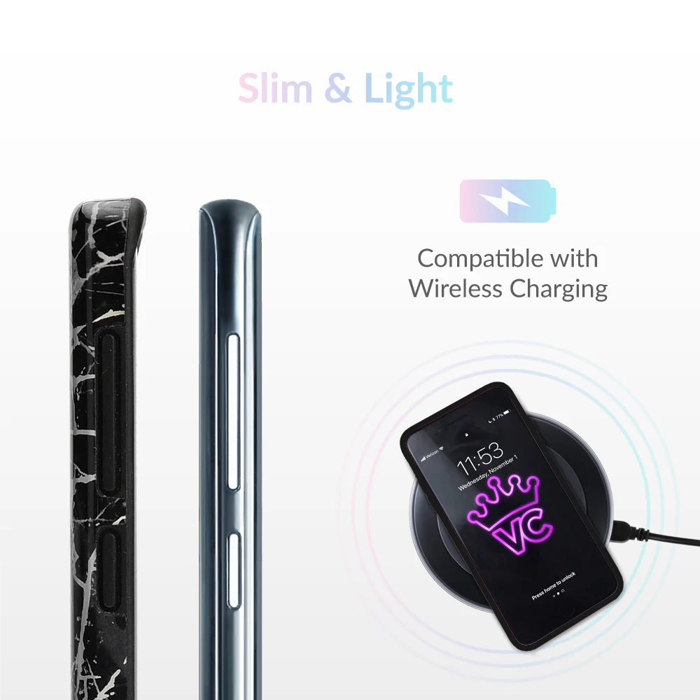 Holo Black Marble Samsung Galaxy Case - Image 32