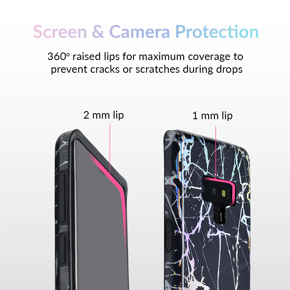 Holo Black Marble Samsung Galaxy Case - Image 34