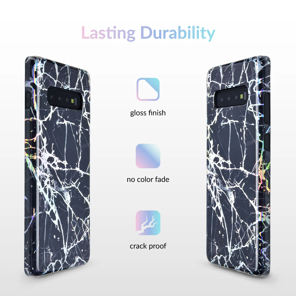 Holo Black Marble Samsung Galaxy Case - Image 41