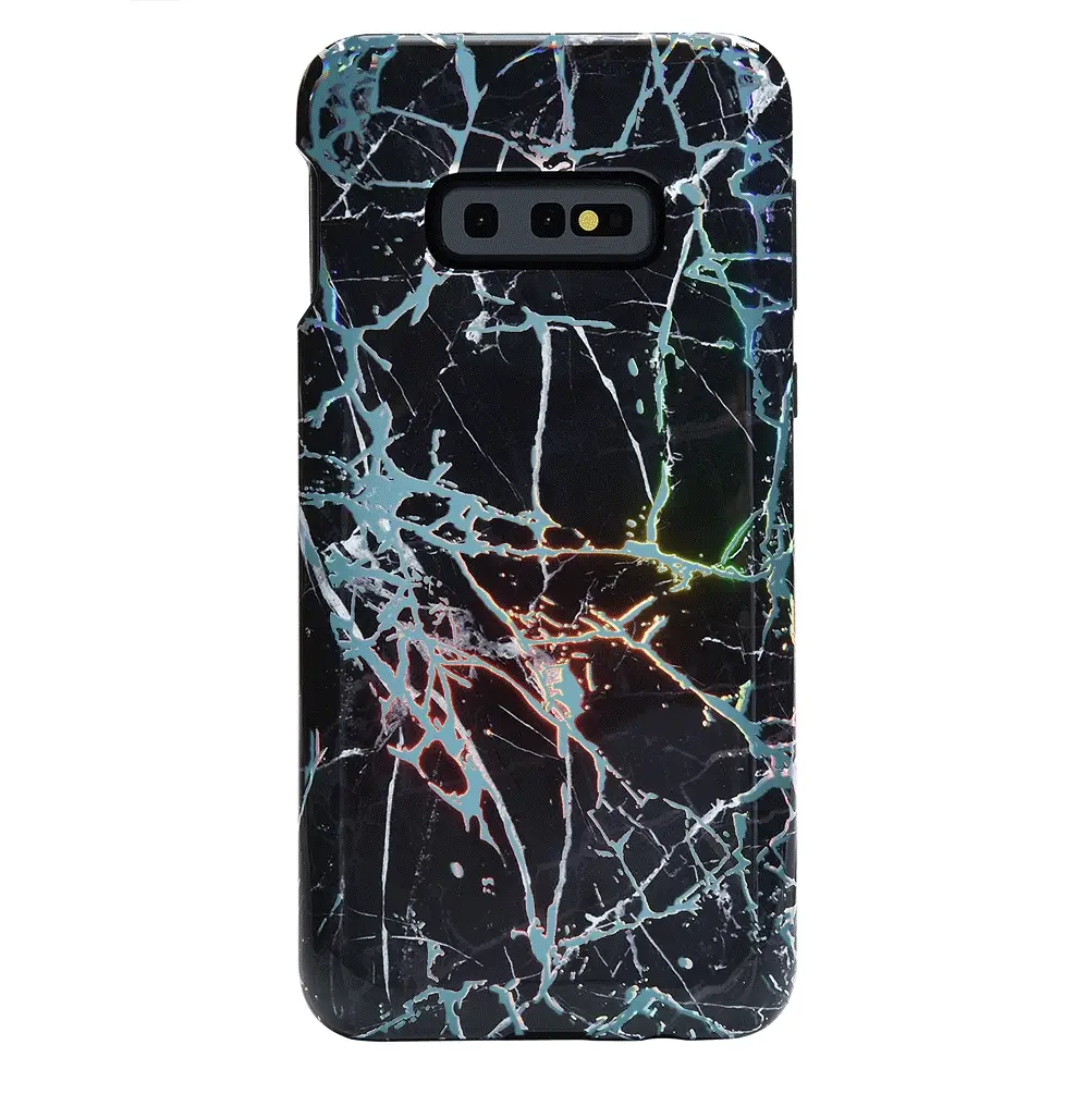 Holo Black Marble Samsung Galaxy Case - Image 48