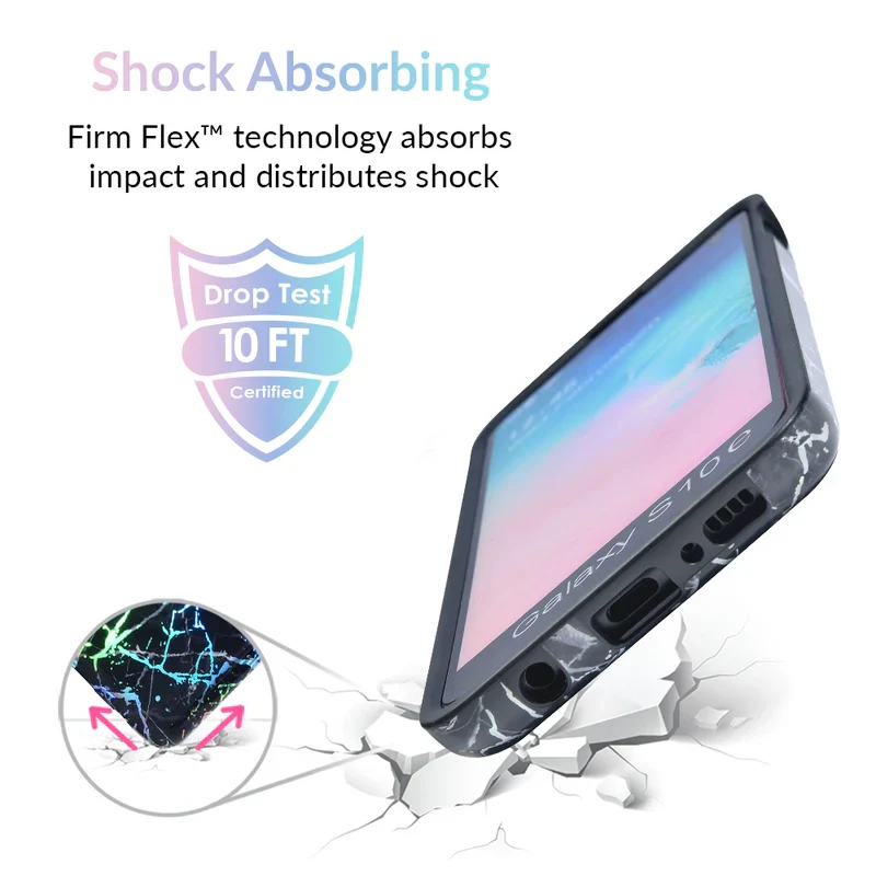 Holo Black Marble Samsung Galaxy Case - Image 50