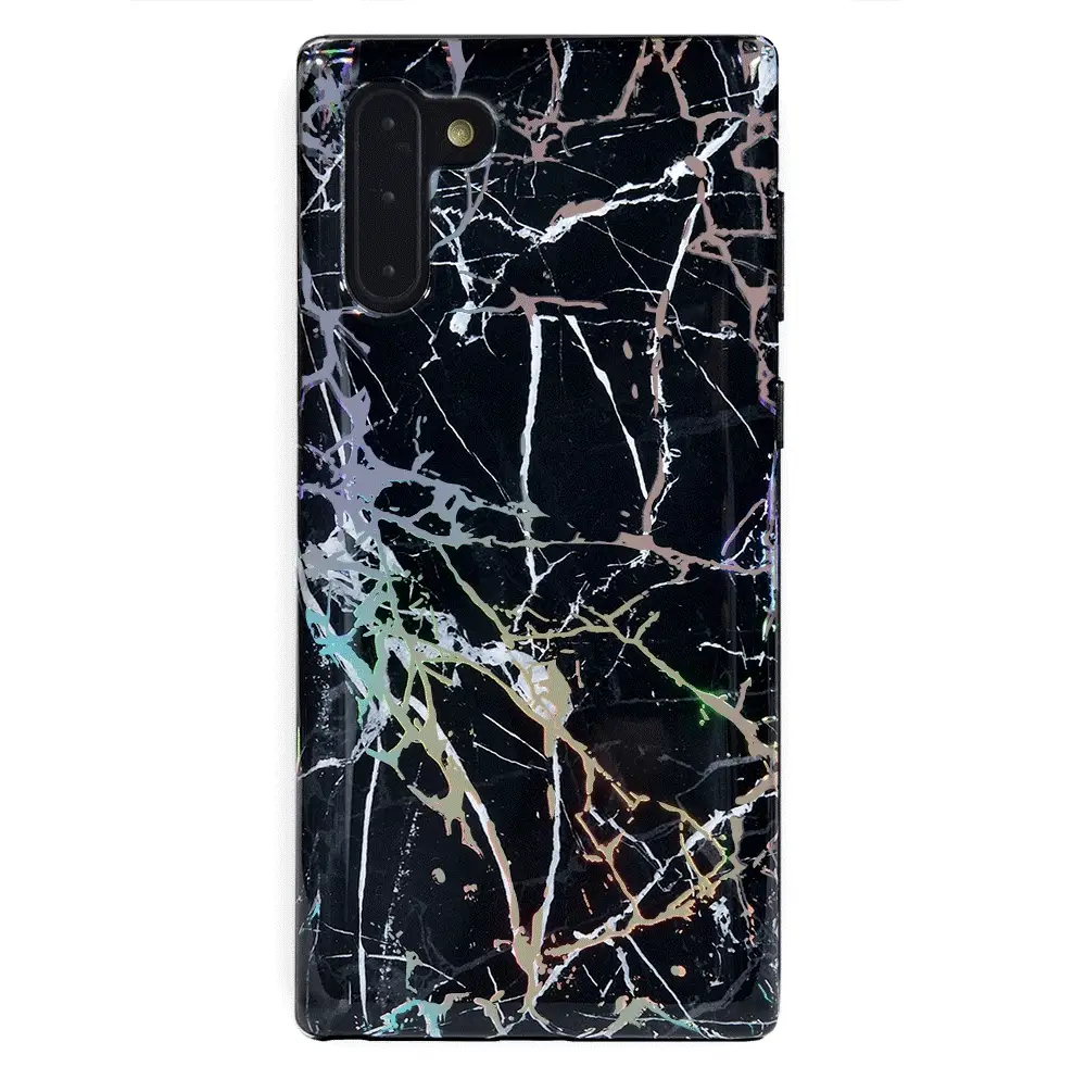 Holo Black Marble Samsung Galaxy Case - Image 53