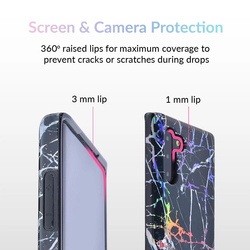 Holo Black Marble Samsung Galaxy Case - Image 54