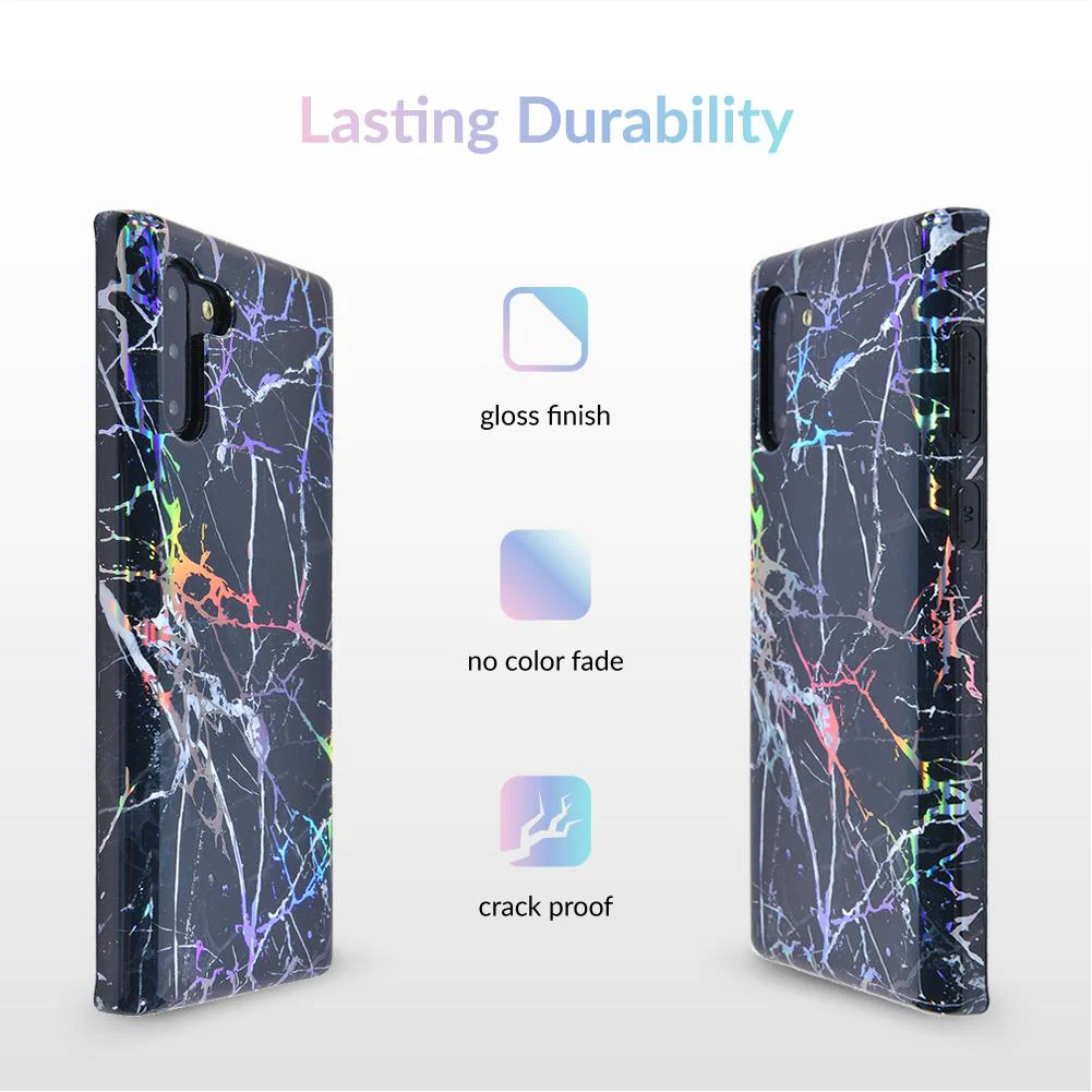 Holo Black Marble Samsung Galaxy Case - Image 56