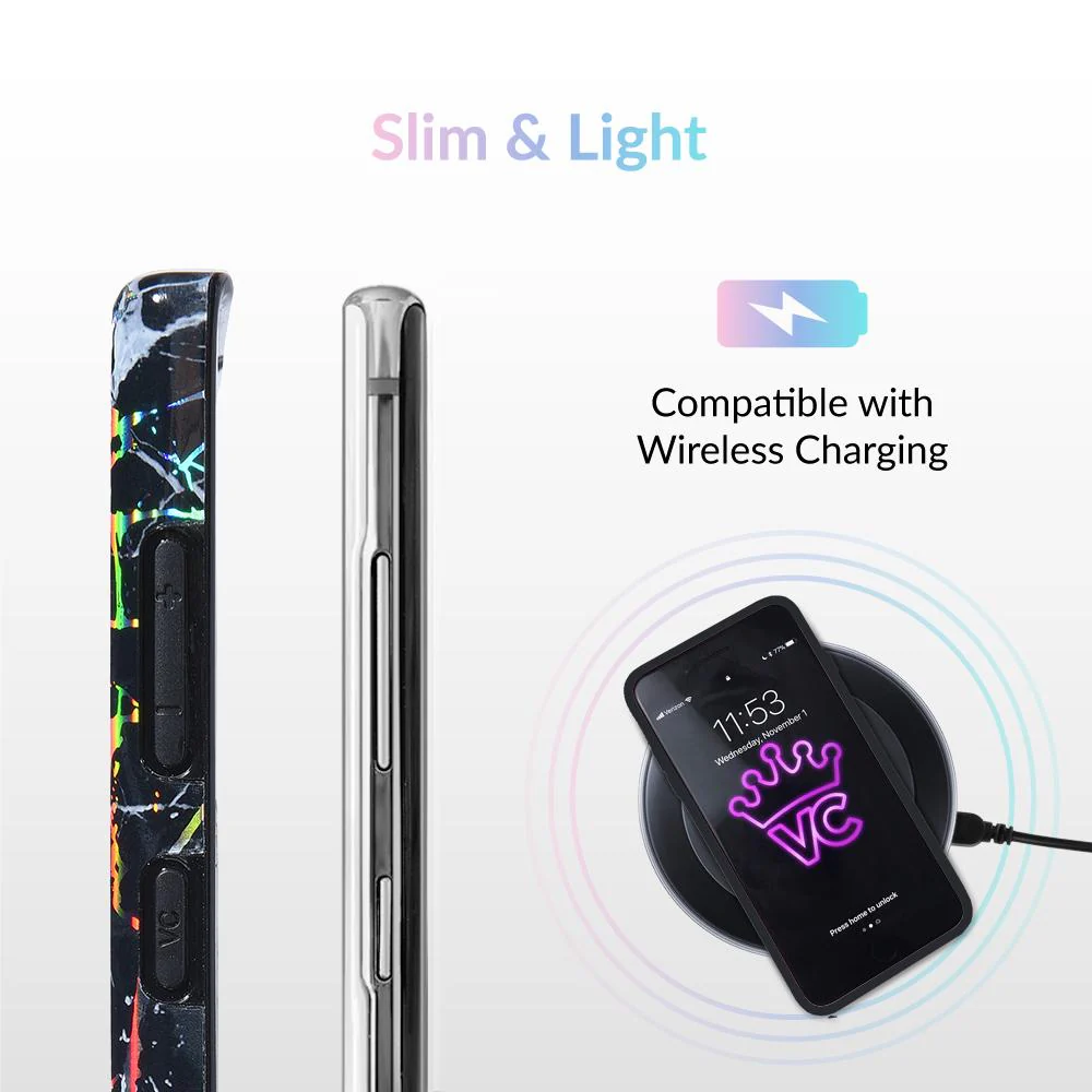 Holo Black Marble Samsung Galaxy Case - Image 57