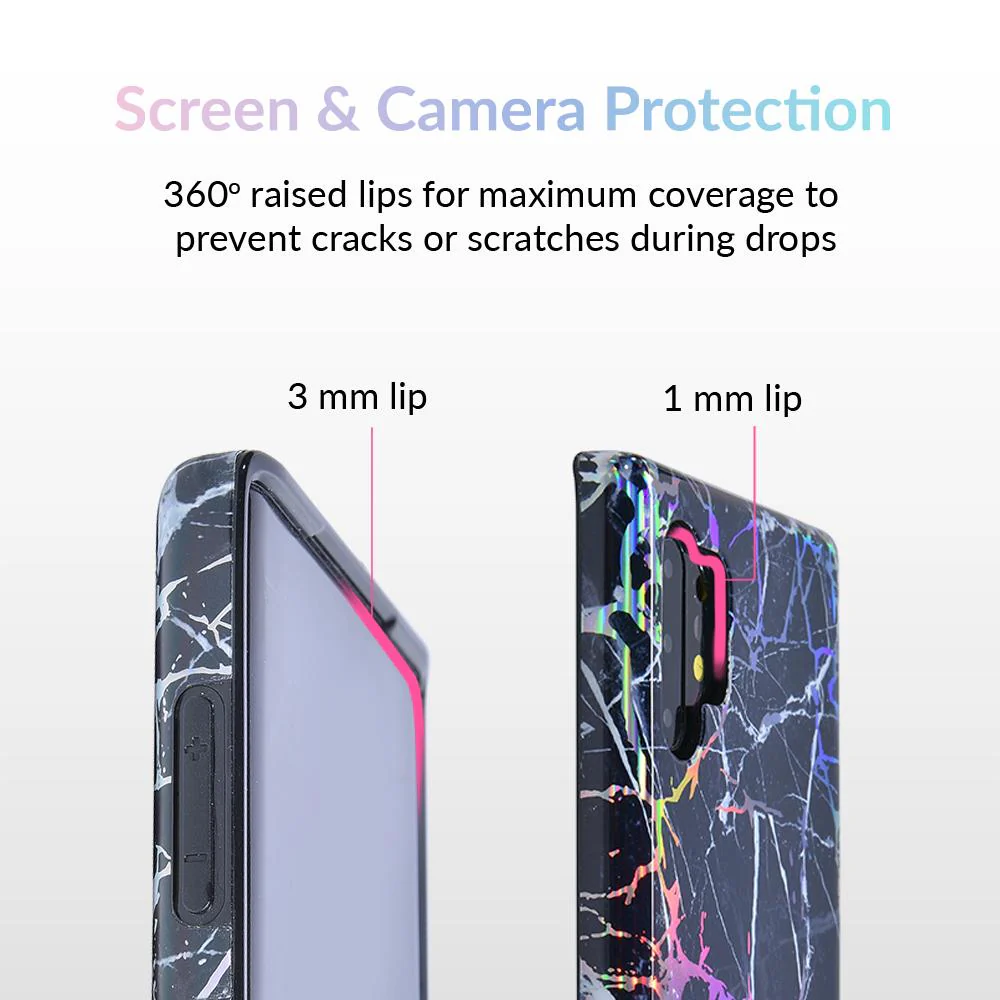 Holo Black Marble Samsung Galaxy Case - Image 59