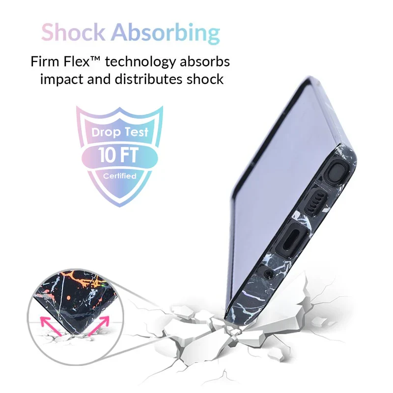 Holo Black Marble Samsung Galaxy Case - Image 60