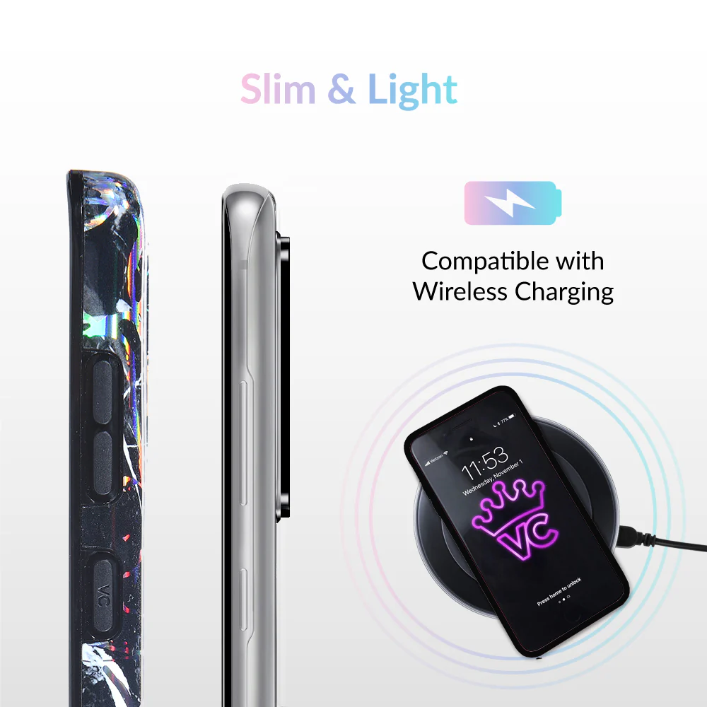 Holo Black Marble Samsung Galaxy Case - Image 67