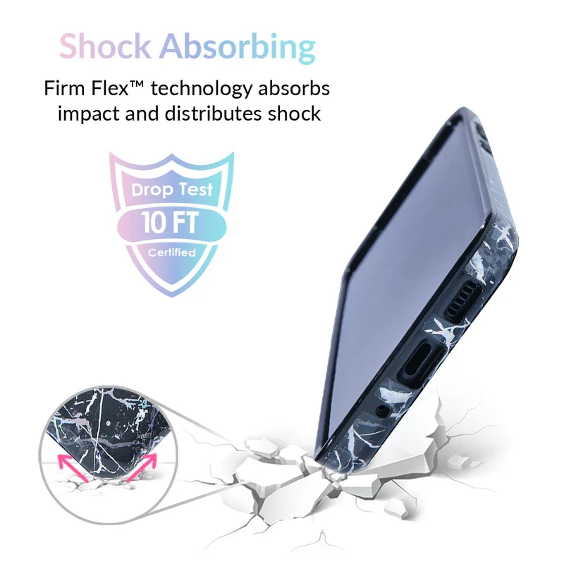 Holo Black Marble Samsung Galaxy Case - Image 70