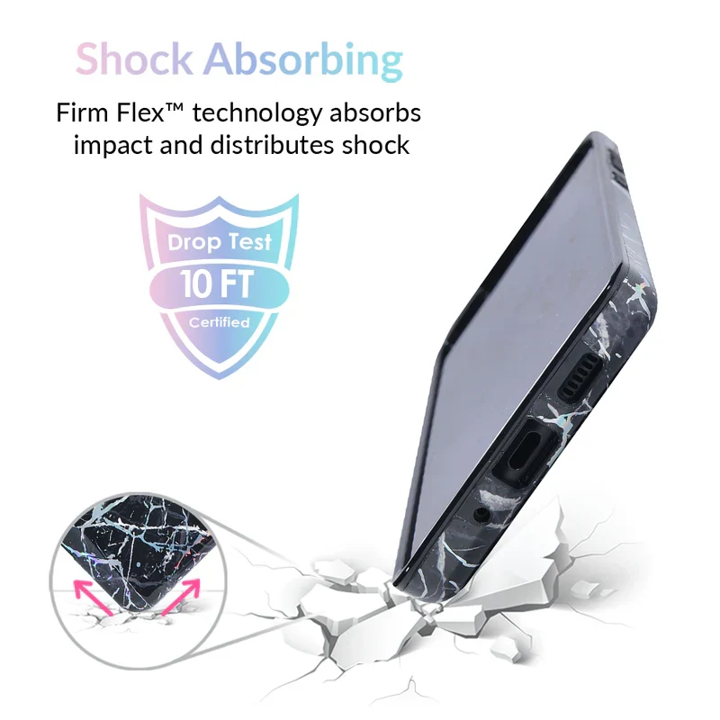 Holo Black Marble Samsung Galaxy Case - Image 75