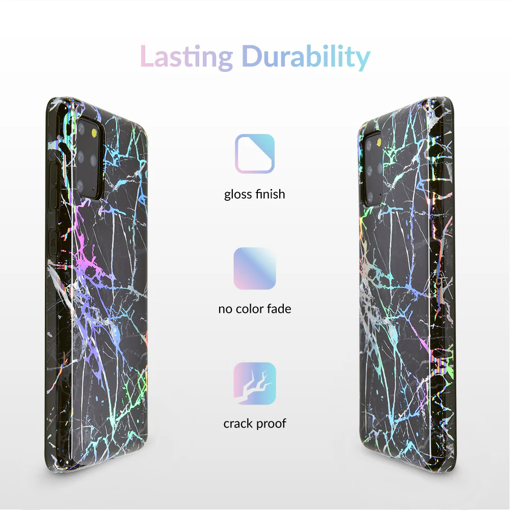 Holo Black Marble Samsung Galaxy Case - Image 76