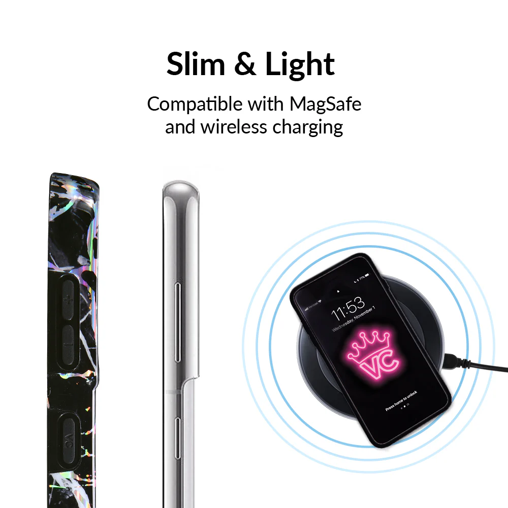 Holo Black Marble Samsung Galaxy Case - Image 83