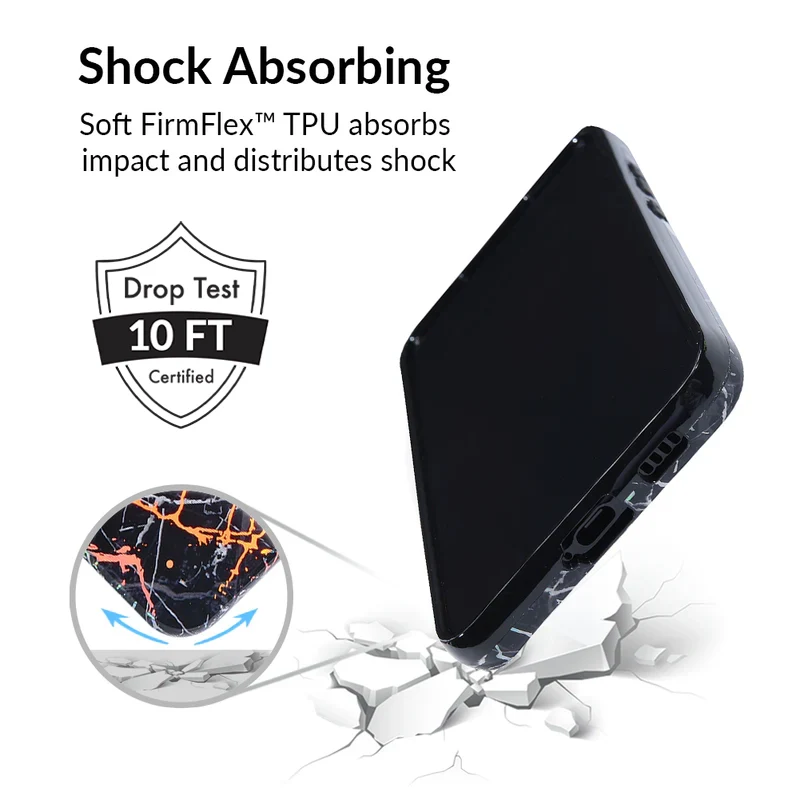 Holo Black Marble Samsung Galaxy Case - Image 86