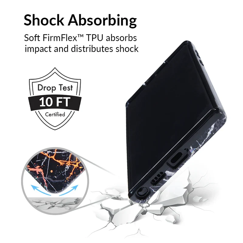Holo Black Marble Samsung Galaxy Case - Image 89
