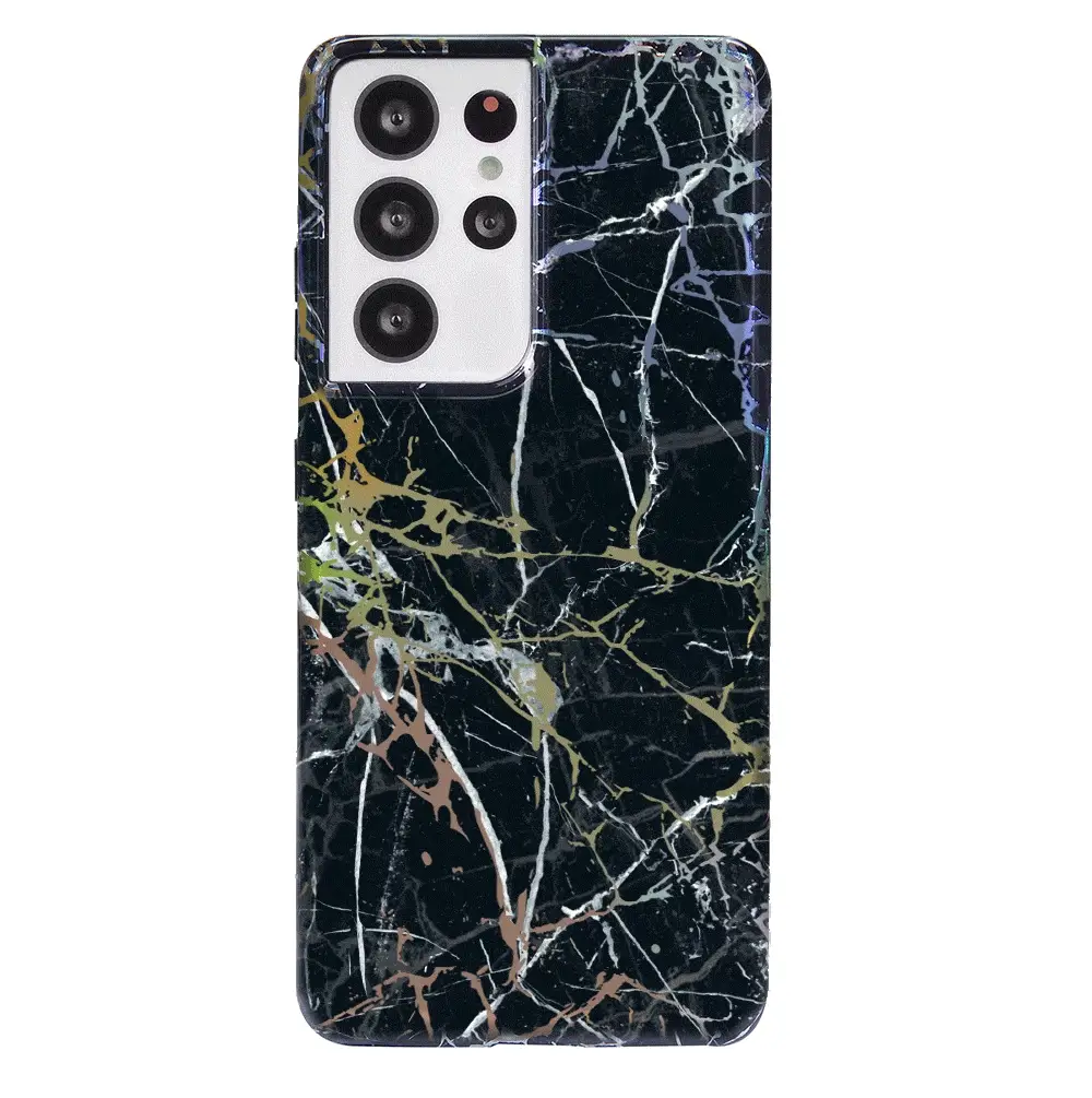 Holo Black Marble Samsung Galaxy Case - Image 92
