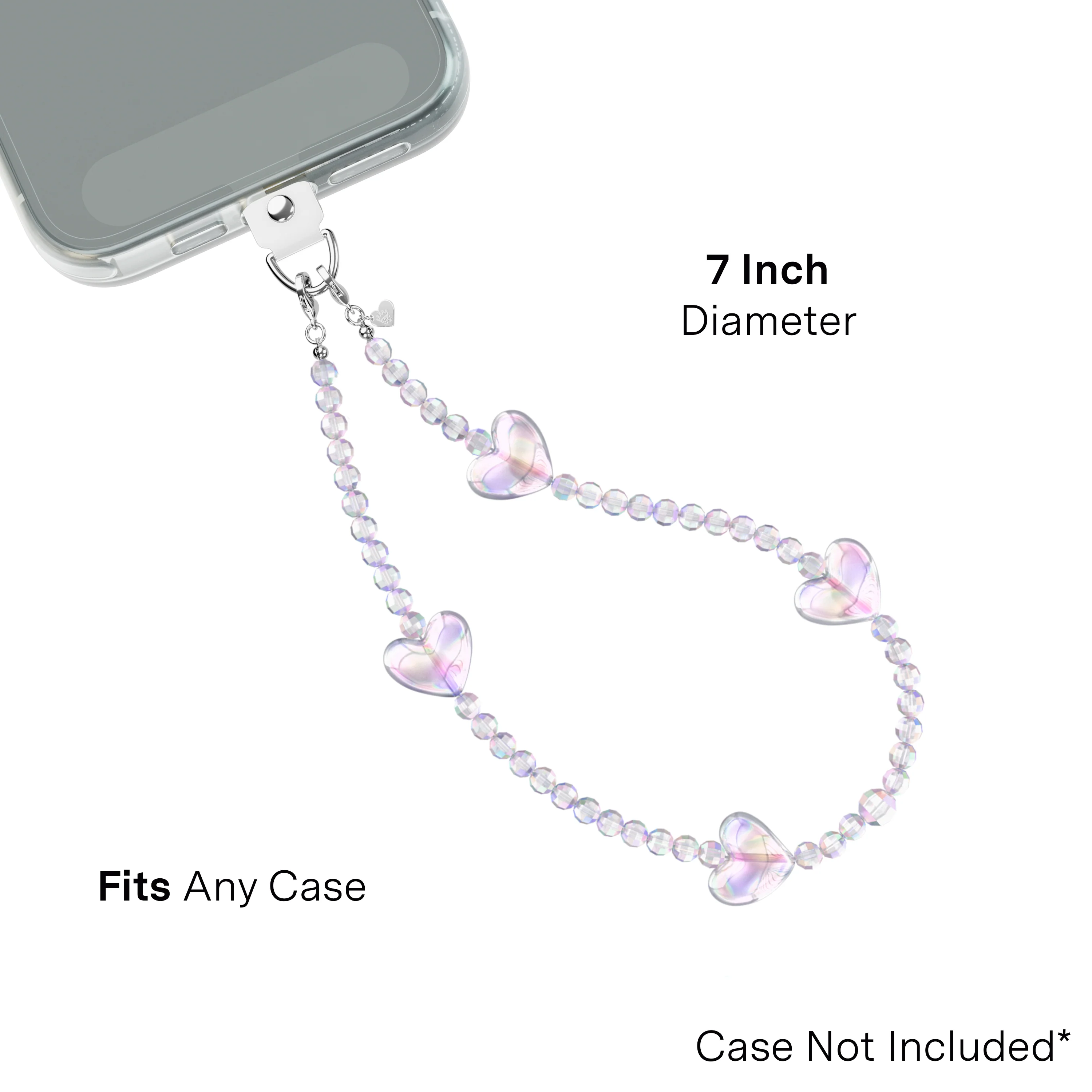 Holo Heart Phone Charm - Image 2
