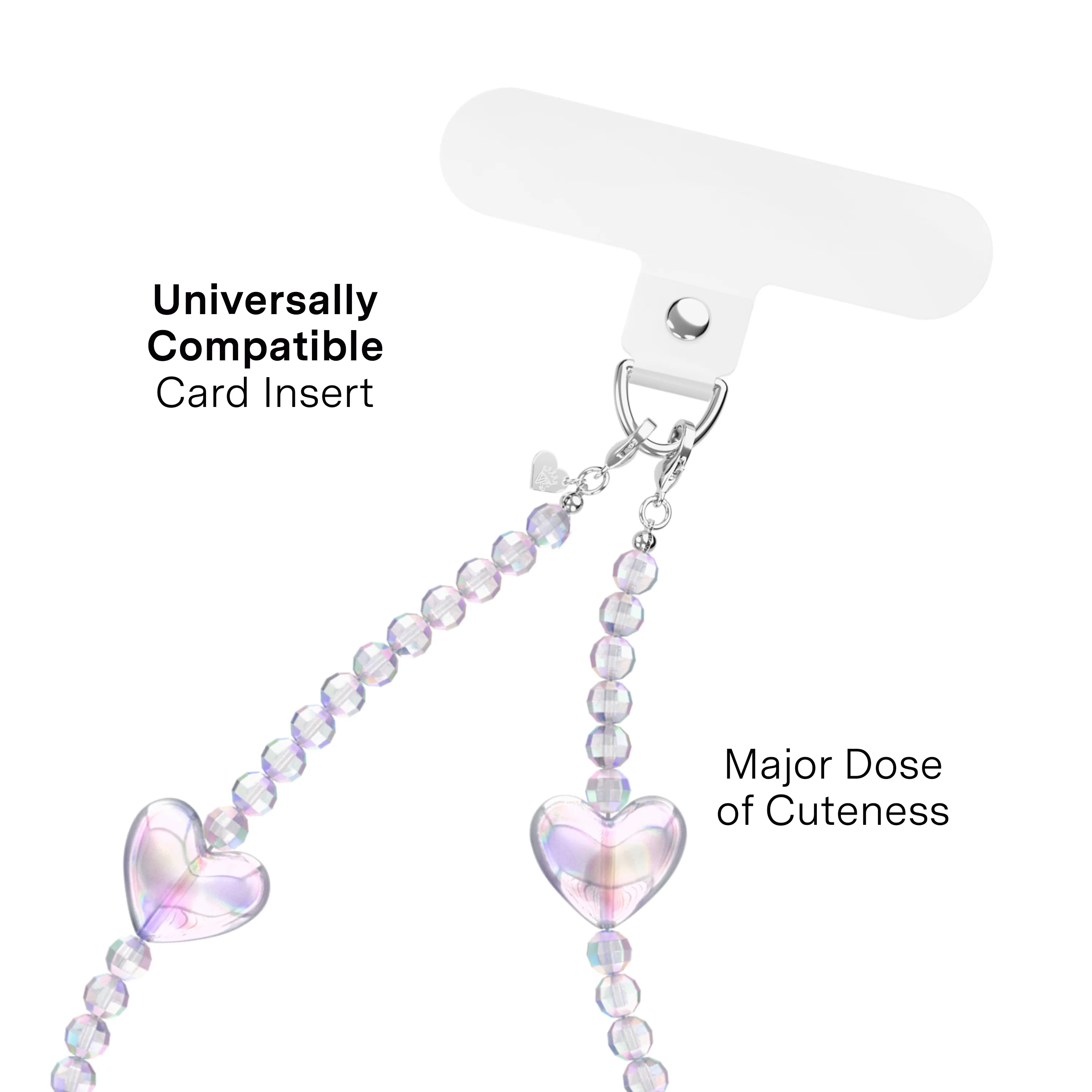 Holo Heart Phone Charm - Image 3