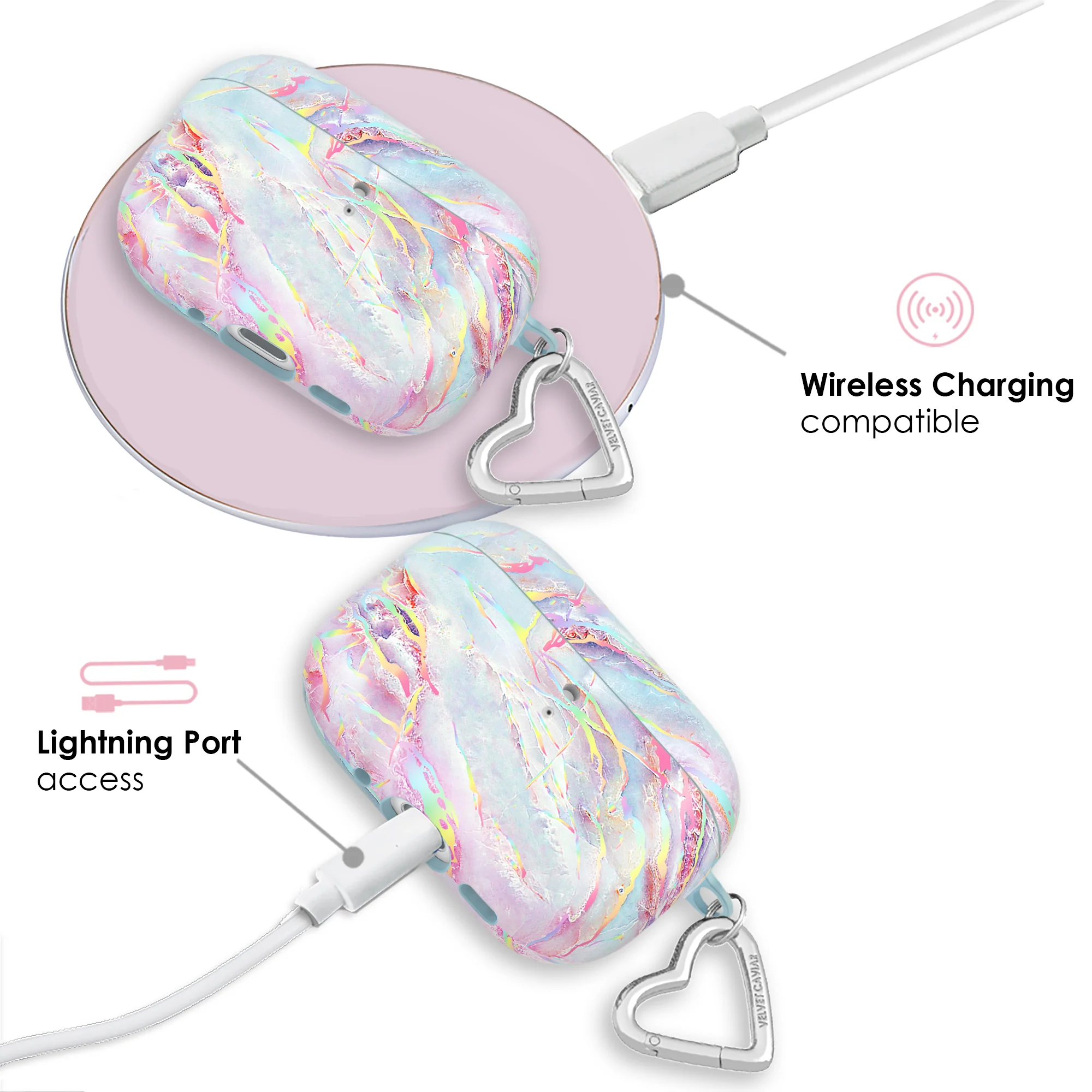 Holo Moonstone Airpods Case - Image 19