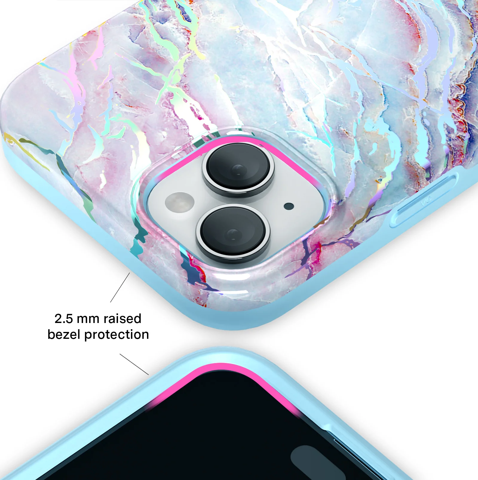 Holo Moonstone Marble iPhone Case - Image 134