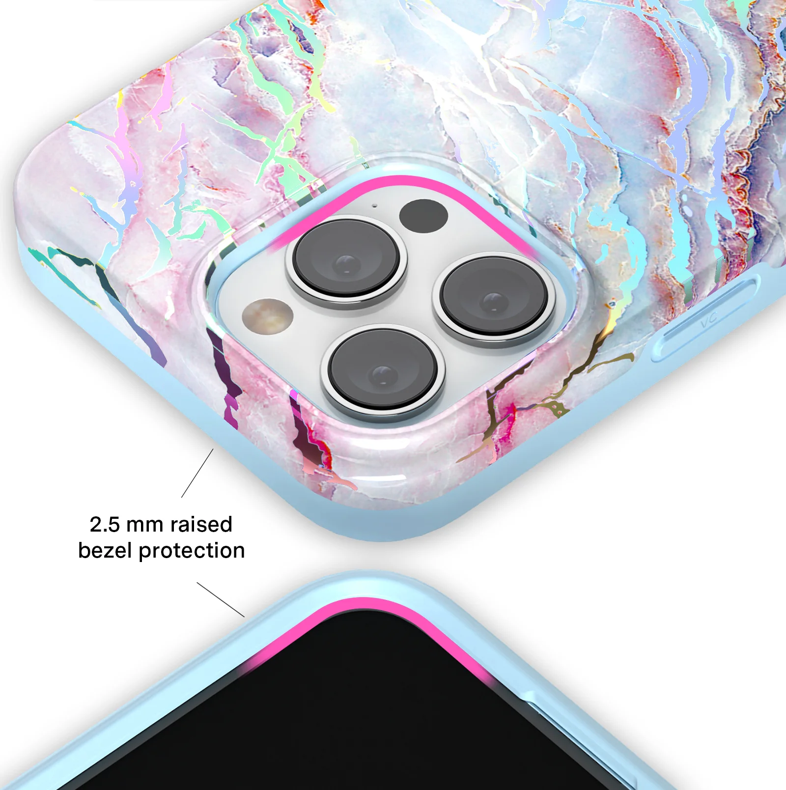 Holo Moonstone Marble iPhone Case - Image 144