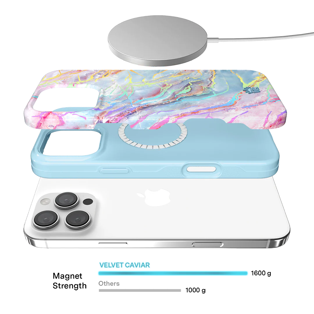 Holo Moonstone Marble iPhone Case - Image 155