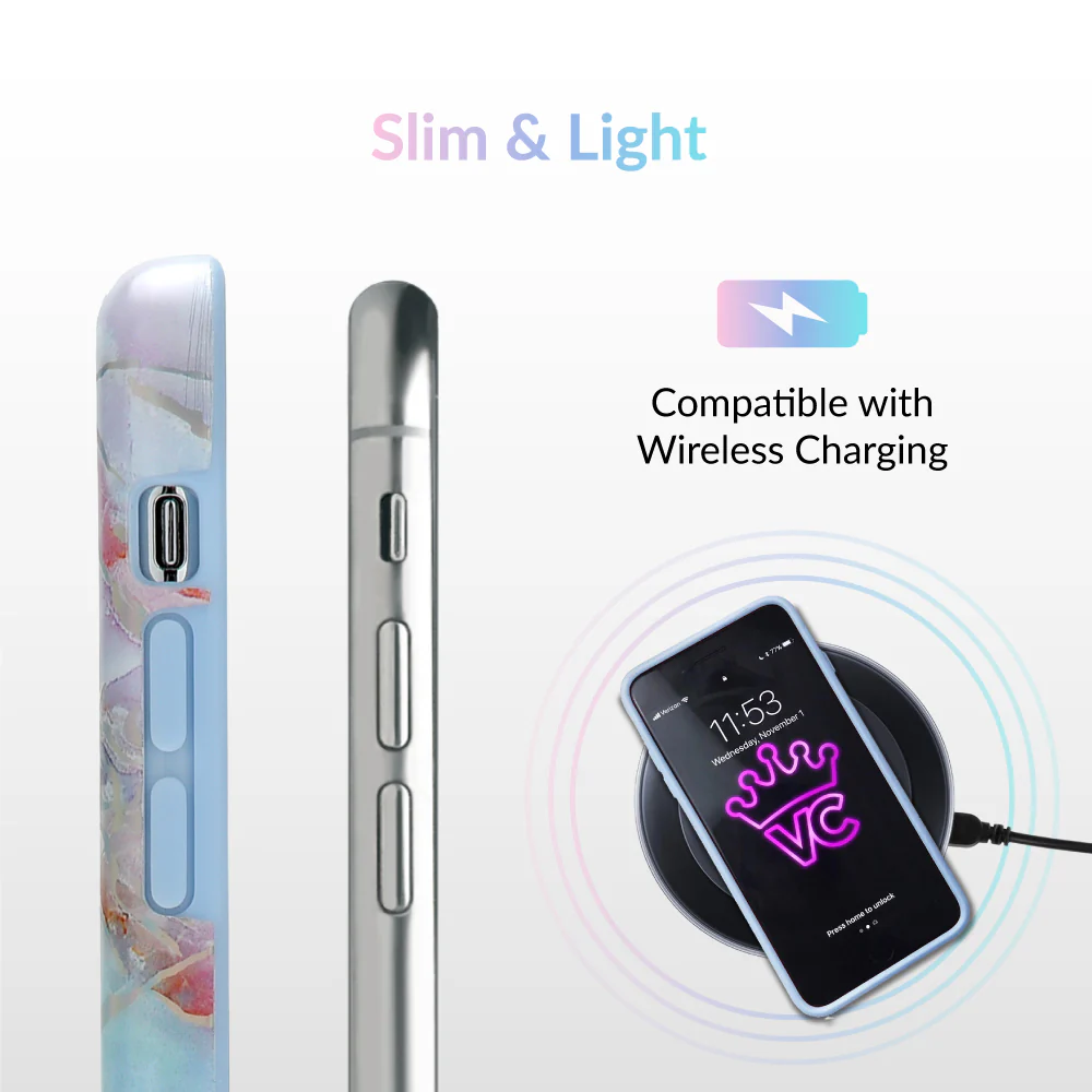 Holo Moonstone Marble iPhone Case - Image 17