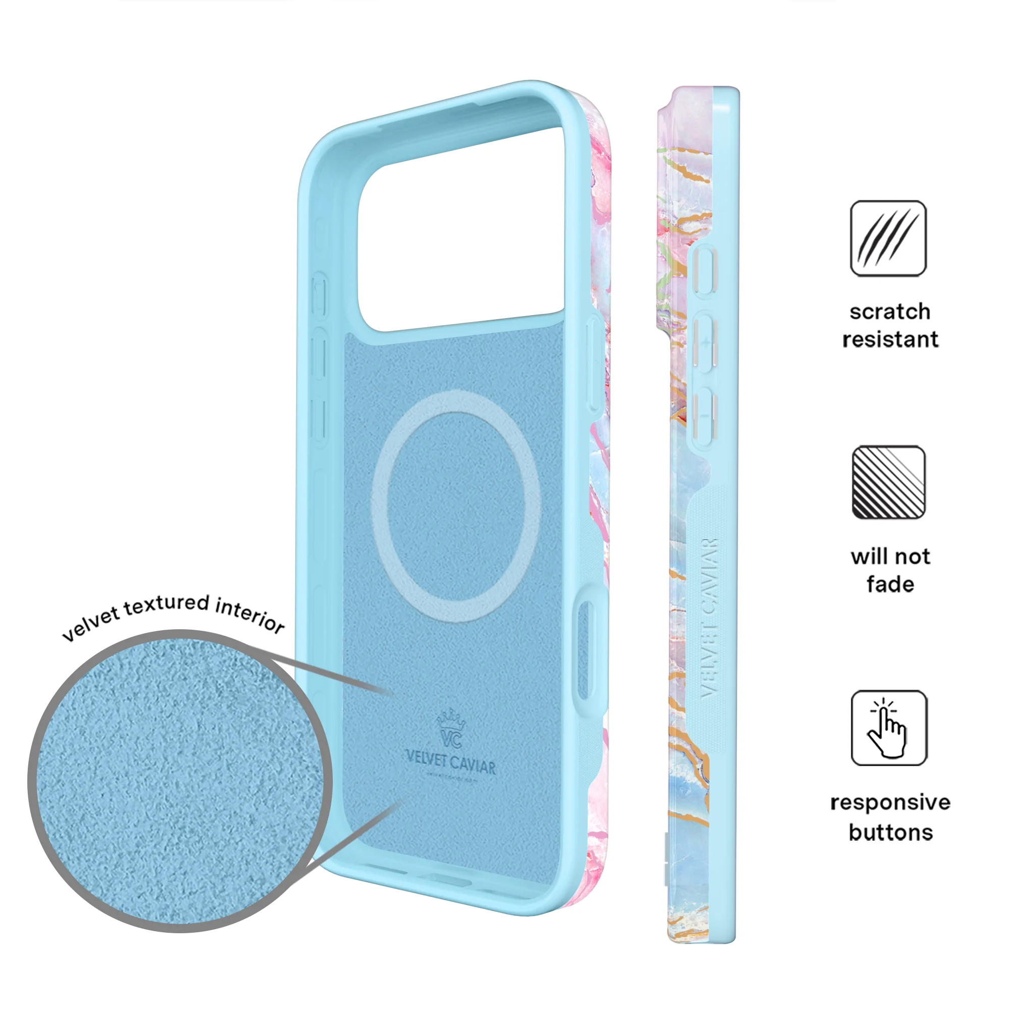 Holo Moonstone Marble iPhone Case - Image 181