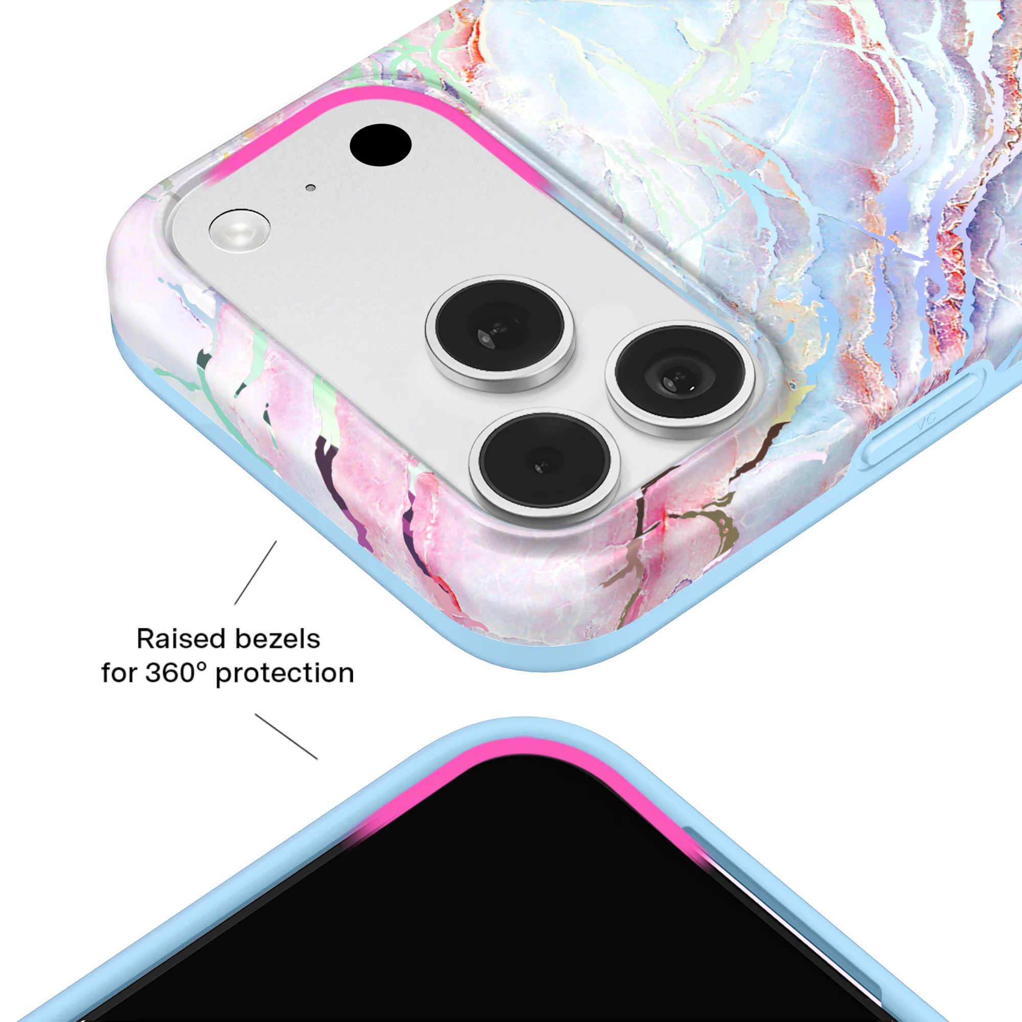 Holo Moonstone Marble iPhone Case - Image 187
