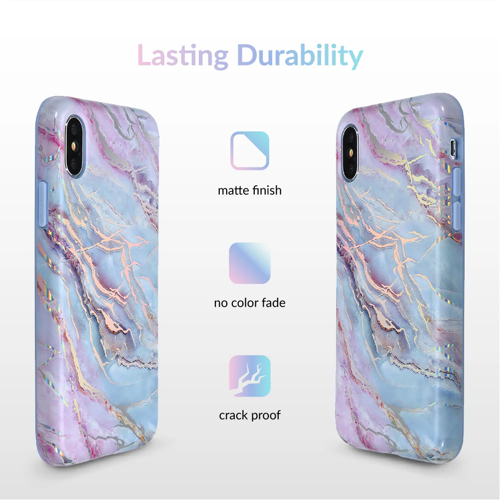 Holo Moonstone Marble iPhone Case - Image 44