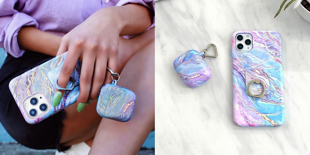 Holo Moonstone Marble Samsung Galaxy Case - Image 104