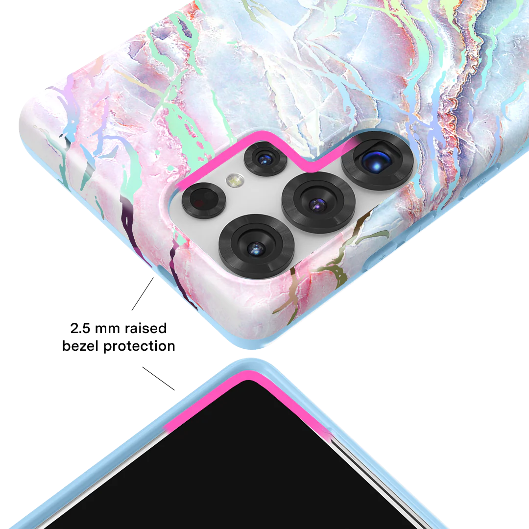 Holo Moonstone Marble Samsung Galaxy Case - Image 126