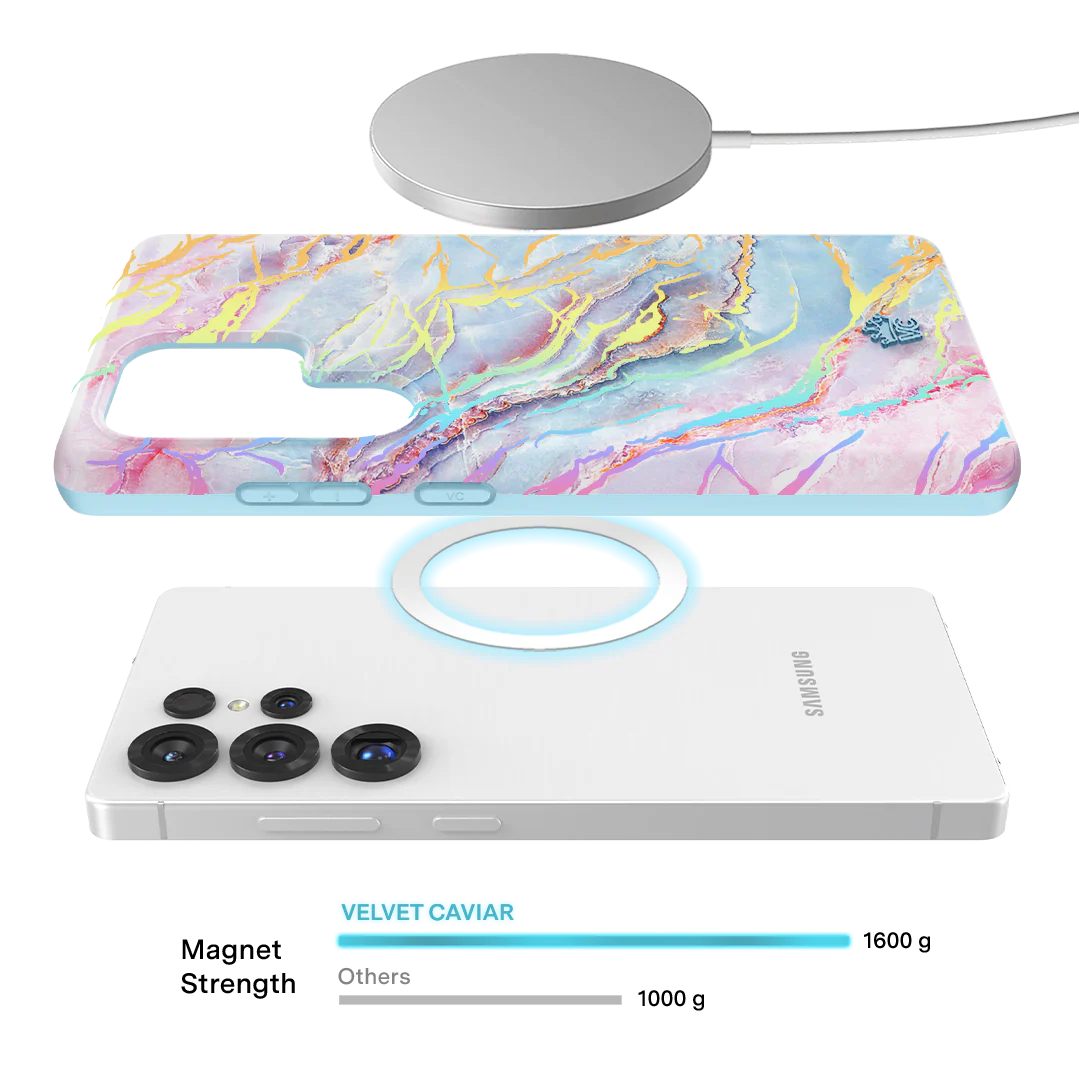 Holo Moonstone Marble Samsung Galaxy Case - Image 127