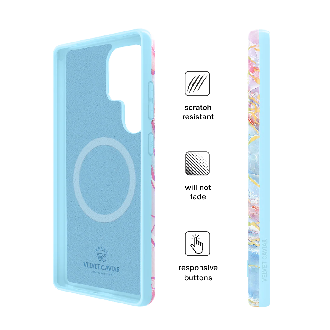 Holo Moonstone Marble Samsung Galaxy Case - Image 128